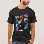 T-shirt Tuxedo Chat Maman Retro Chat Super (Devant)