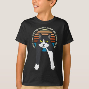 T-shirt Tuxedo Chat Mème Drôle Dit Des Vies Trop Courtes À