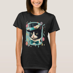 T-shirt Tuxedo Chat Pâques dimanche Casquette Oeufs Célébr