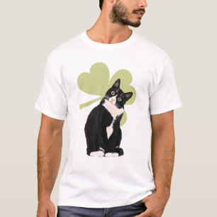 T-shirt Tuxedo Chat Saint Patrick's Paddy's Day Chat Lov