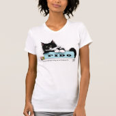 T-shirt Tuxedo Kitten Chien's Bowl (Devant)