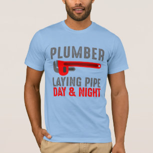 T-shirt Tuyau de plomberie jour et nuit