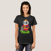 T-shirt Tuyau de pompier Panda Firefighter (Devant entier)