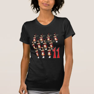 T-shirt Tuyauterie de 11 joueurs de pipeau