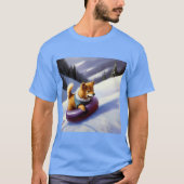 T-shirt Tuyaux à neige pour chien (Devant)