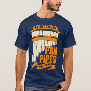 T-shirt Tuyaux de Volet amusant Flute Player Cadeau