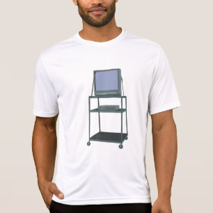 T-shirt TV et chariot VCR Classe 80s 90s Funny School