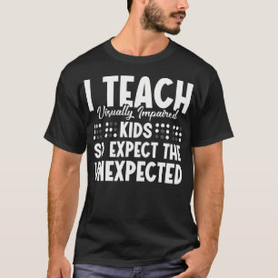 T-shirt Tvi Remerciement Enseignant Magique Malvoyant