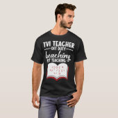 T-shirt Tvi Teacher Appreciation My Heart Visually Impaire (Devant entier)