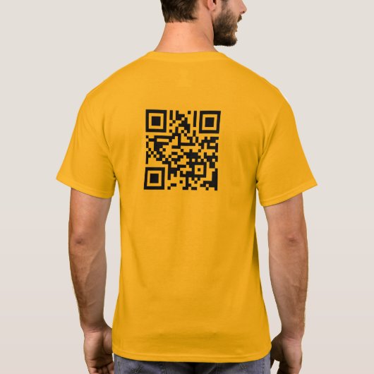 T-shirt TVUUC QR Code sur le site Web (Dos)