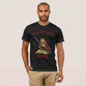 T-shirt T'was the Potion M'lord - Funny Frog Knight Meme (Devant entier)