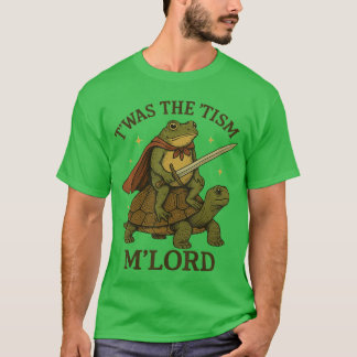 T-shirt TWASheism M Lord Funny Vintage Frog ee Autism retr