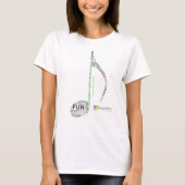 T-shirt TWCD - Notes en vert (Devant)