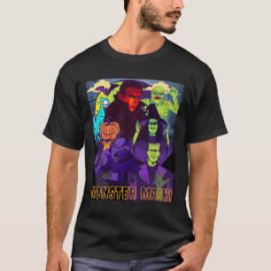 T-shirt Twear Tee's Monster Mash Costume d'Halloween Fun M
