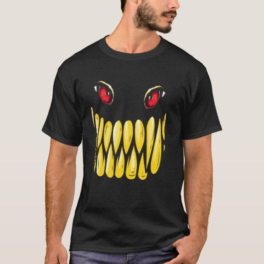 T-shirt Twear Tee's Scary Monster Face Halloween Costume C (Devant)