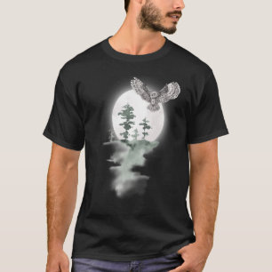 T-shirt TWEAR TWEAR Hondelle de nuit ChasseurForêt Pleine