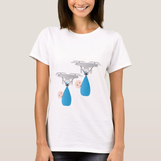 T-shirt Tween BOYs - Funny pregnancy design (Devant)