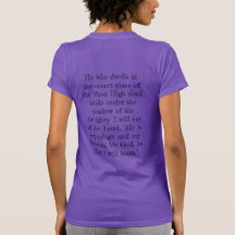 T-Shirt tweeslachtige psalm 91:1-2