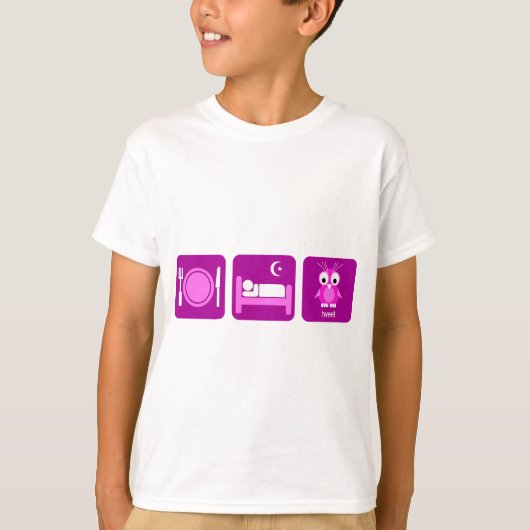 T-shirt tweet de sommeil (Devant)