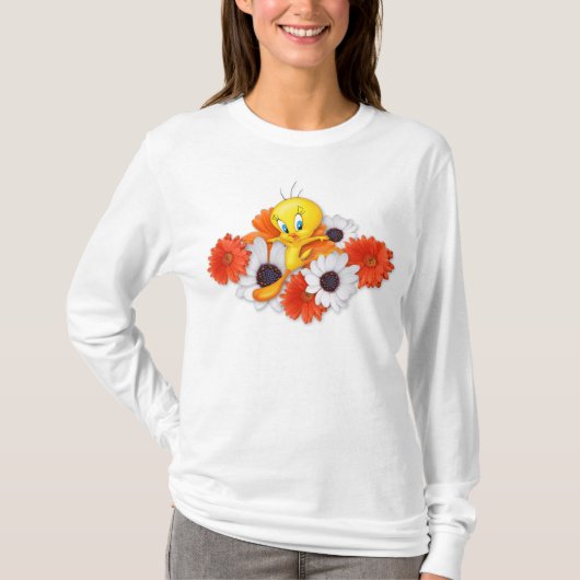 T-shirt TWEETY™ avec marguerites (Devant)