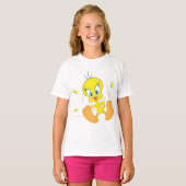 T-shirt Tweety In Action Pose 5 (Devant entier)