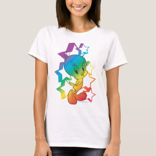 T-shirt Tweety Rainbow Stars