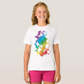 T-shirt Tweety Rainbow Stars (Devant entier)