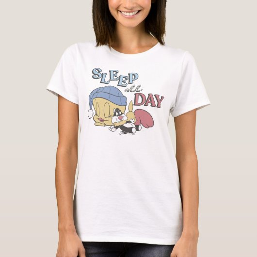 T-shirt TWEETY™ Sleep All Day (Devant)
