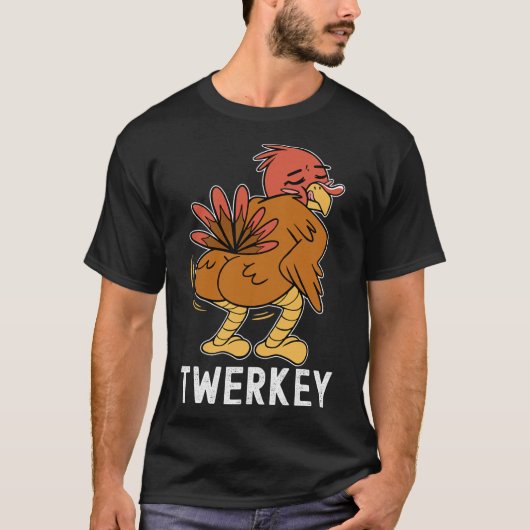 T-shirt Twerkey Twerkey Turquie Fun Dancing Turquie Thanks (Devant)