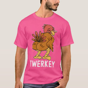 T-shirt Twerkey Twerking Dinde Drôle de Dinde de Danse Mer