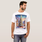 T-shirt Twilight Christmas Village – Holiday Magic Under t (Devant entier)
