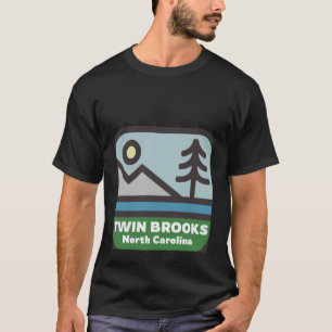 T-shirt Twin Brooks North Carolina Mountains NC Souvenir