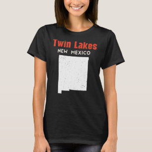 T-shirt Twin Lakes USA State America Travel New Mexican Ne