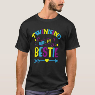 T-shirt Twin Matching Twins Day Friend Twinning With My Be