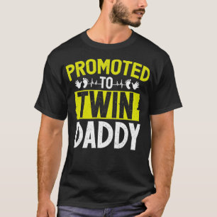 T-shirt Twin Papa promu Grossesse Faire-part bébé Reve