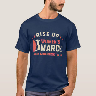 T-shirt Twinart66 - Montez la marche des femmes sur le Min