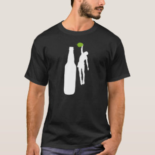 T-shirt TwinBeer - l'houblon trempent (l'obscurité)
