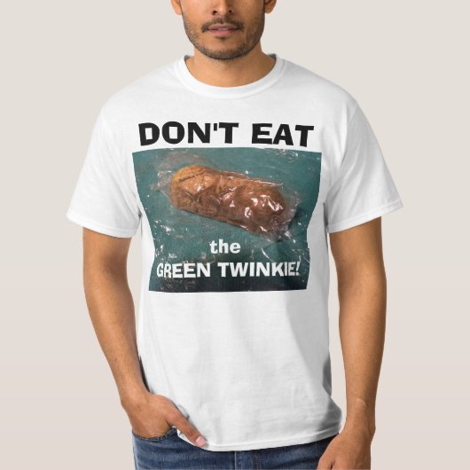 T-shirt TWINKIE ! Ne le mangez pas ! ! (Devant)