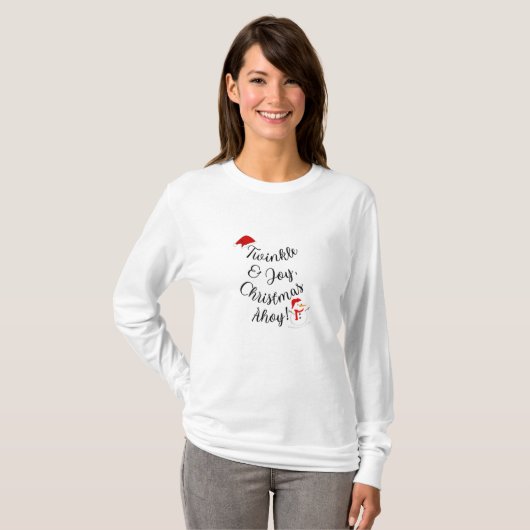 T-shirt Twinkle & Joy Christmas Ahoy ! Festive (Devant entier)