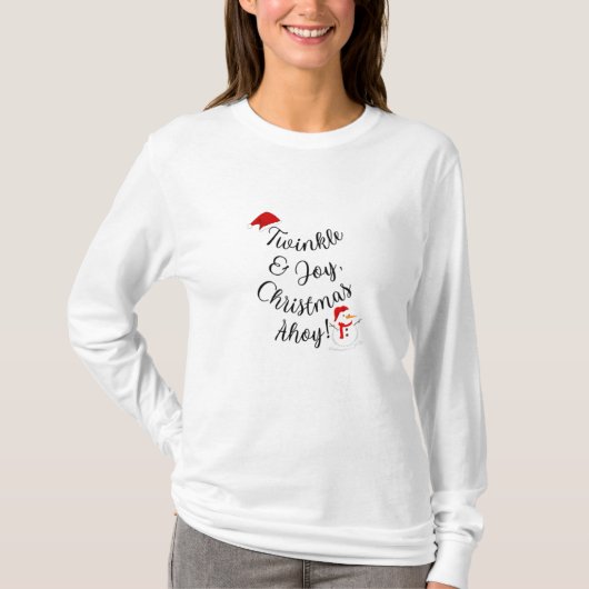 T-shirt Twinkle & Joy Christmas Ahoy ! Festive (Devant)