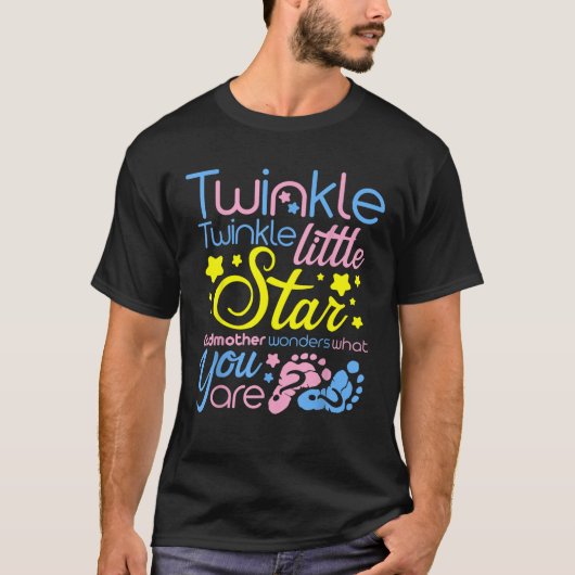 T-shirt Twinkle Little Star Godmère se demande ce que vous (Devant)