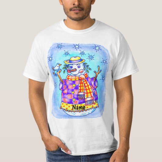T-shirt Twinkle Snowman (Devant)
