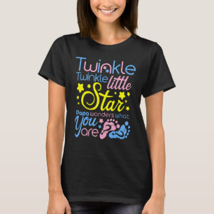 T-shirt Twinkle Twinkle Little Star Papa se demande ce que