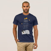 T-shirt Twinkle, Twinkle Little Star pour Sleep Penguin Sl (Devant entier)