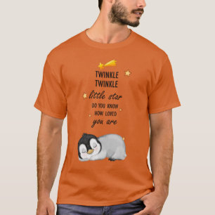 T-shirt Twinkle, Twinkle Little Star Super mignon Penguin