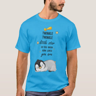 T-shirt Twinkle, Twinkle Little Star Super mignon Penguin