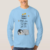 T-shirt Twinkle, Twinkle Little Star Super mignon Penguin (Devant)