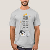 T-shirt Twinkle, Twinkle Little Star Super mignon Penguin (Devant)