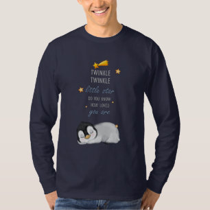 T-shirt Twinkle, Twinkle Little Star Super mignon Penguin