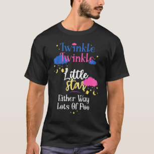 T-shirt Twinkle Twinkle Petites Étoiles D'Une Manière Ou D